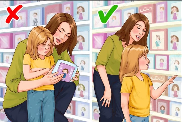 می‌توانید به فرزندتان فرصت انتخاب بدهید