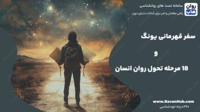 سفر قهرمانی یونگ و 18 مرحله تحول روان انسان