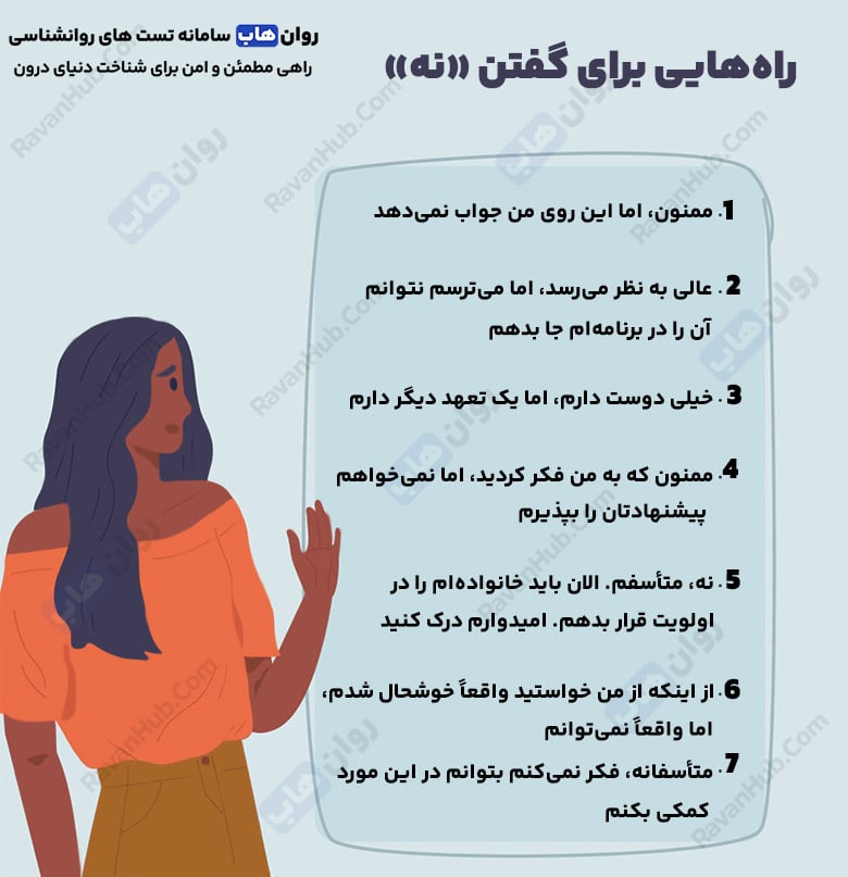 مهارت نه گفتن بدون داشتن عذاب وجدان