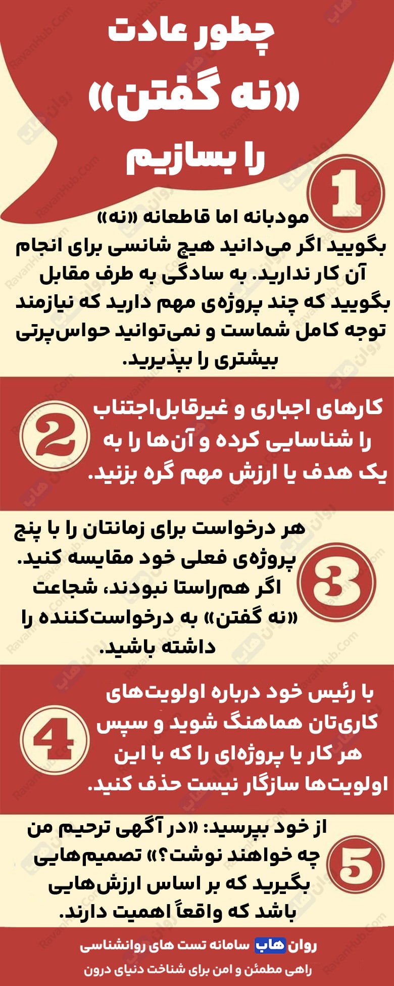 مهارت نه گفتن بدون داشتن عذاب وجدان