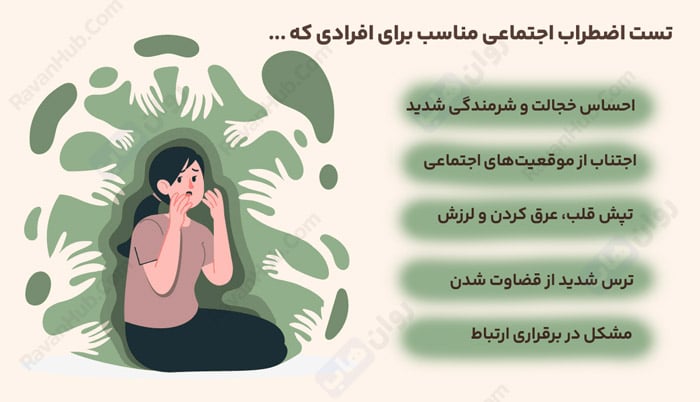 تست اضطراب اجتماعی مناسب چه افرادی است؟